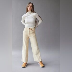 BDG high waisted wide leg corduroy pants